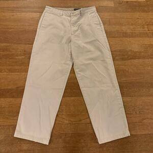 Eddie Bauer light tan khaki wrinkle resistant casual chino pants sz 33 x 29
 b20